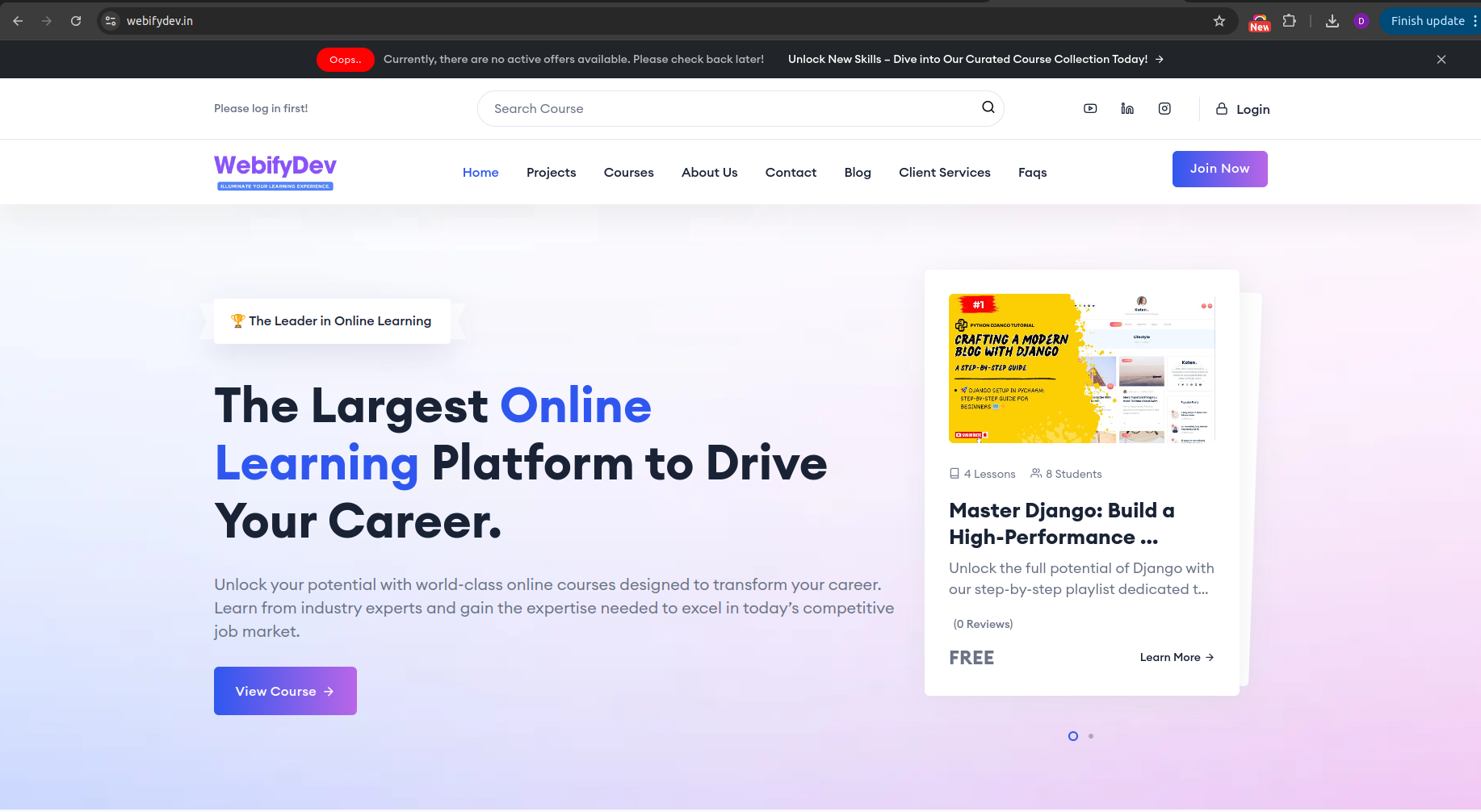 WebifyDev Project
